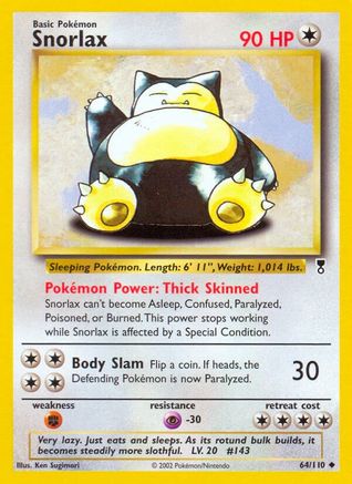 Snorlax (064/110) [Legendary Collection] Reverse Holofoil - Uncommon
