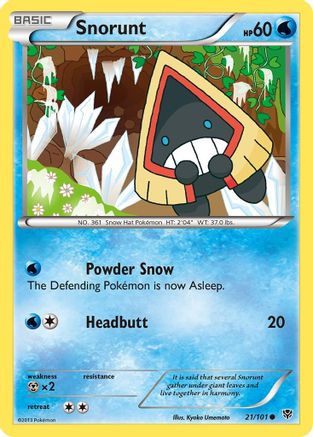 Snorunt (021/101) [Plasma Blast] Reverse Holofoil - Common