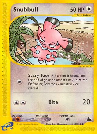 Snubbull (101/144) [Skyridge] Reverse Holofoil - Common