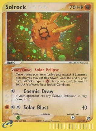 Solrock (13/100) [Sandstorm] Holofoil - Holo Rare