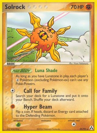 Solrock (25/92) [Legend Maker] Reverse Holofoil - Rare