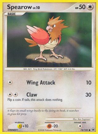 Spearow (74/100) [Majestic Dawn] Reverse Holofoil - Common