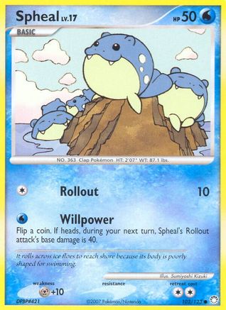 Spheal (102/123) [Mysterious Treasures] - Common