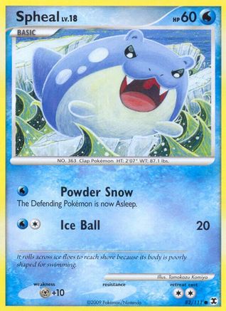 Spheal (082/111) [Rising Rivals] Reverse Holofoil - Common