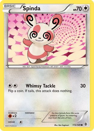 Spinda (115/149) [Boundaries Crossed] - Common