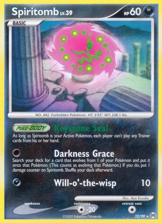 Spiritomb (032/99) [Arceus] Reverse Holofoil - Rare