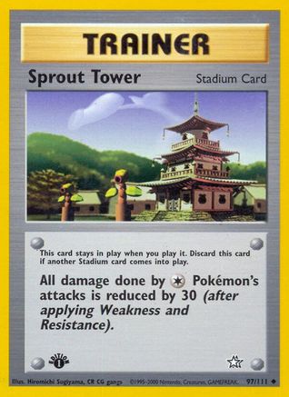 Sprout Tower (097/111) [Neo Genesis] 1st Edition - Uncommon