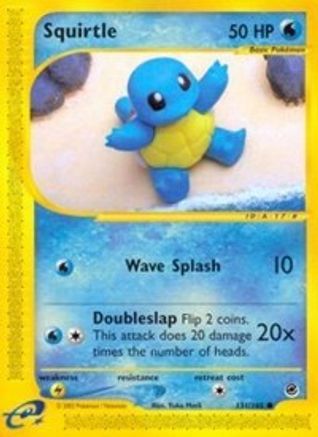 Squirtle (131/165) [Expedition] Reverse Holofoil - Common