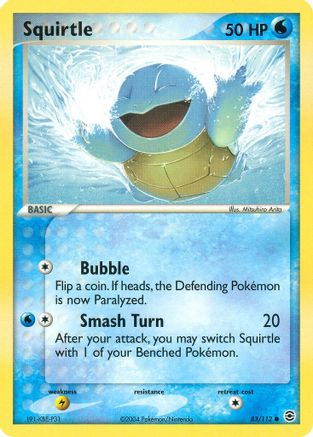 Squirtle (083/112) [FireRed & LeafGreen] Reverse Holofoil - Common