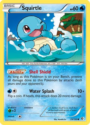 Squirtle (029/149) [Boundaries Crossed] Reverse Holofoil - Common