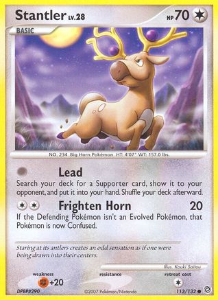 Stantler (113/132) [Secret Wonders] Reverse Holofoil - Common