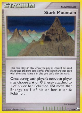 Stark Mountain (135/146) [Legends Awakened] Reverse Holofoil - Uncommon