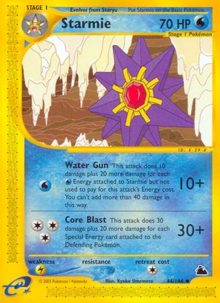 Starmie (44/144) [Skyridge] Reverse Holofoil - Uncommon