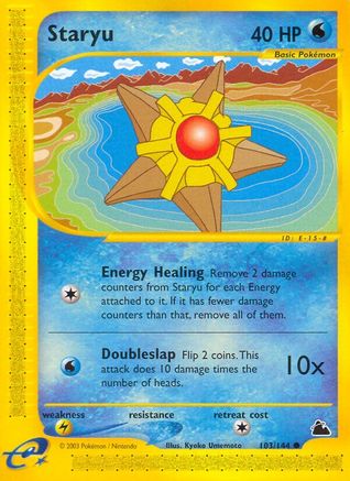 Staryu (103/144) [Skyridge] - Common