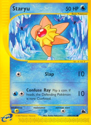 Staryu (104/144) [Skyridge] Reverse Holofoil - Common