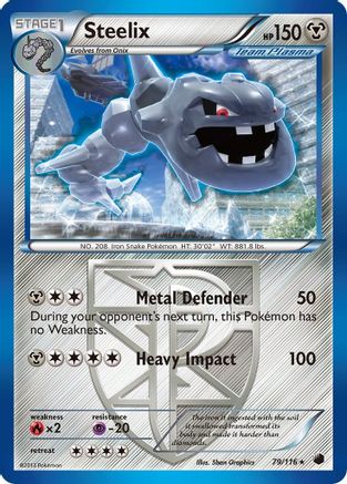 Steelix (Team Plasma) (079/116) [Plasma Freeze] - Rare