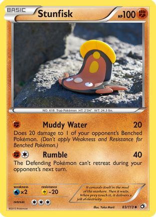 Stunfisk (083/113) [Legendary Treasures] - Uncommon