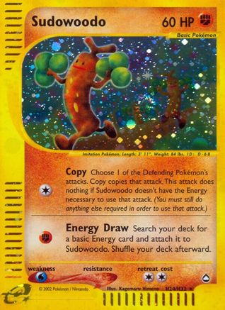 Sudowoodo (H24) (H24/147) [Aquapolis] Holofoil - Holo Rare