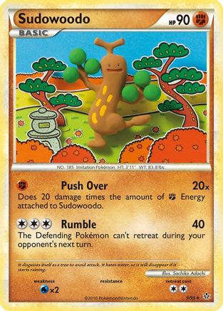 Sudowoodo (9/95) [Unleashed] Reverse Holofoil - Holo Rare