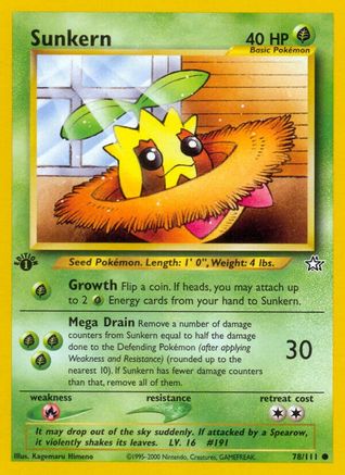 Sunkern (078/111) [Neo Genesis] 1st Edition - Common
