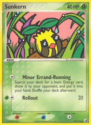 Sunkern (76/115) [Unseen Forces] Reverse Holofoil - Common