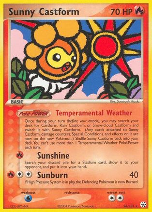 Sunny Castform (26/101) [Hidden Legends] Reverse Holofoil - Rare