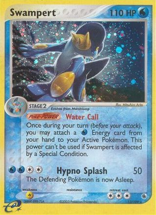 Swampert (13/109) [Ruby and Sapphire] Reverse Holofoil - Holo Rare