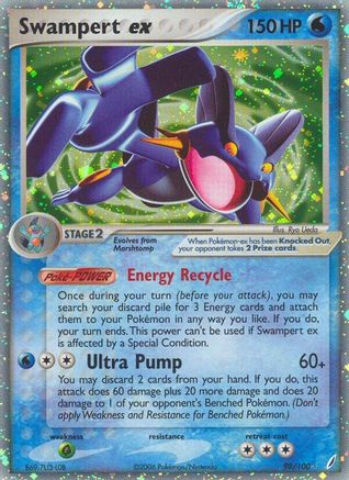 Swampert ex (98/100) [Crystal Guardians] Holofoil - Ultra Rare