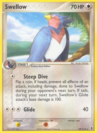 Swellow (032/113) [Delta Species] Reverse Holofoil - Rare