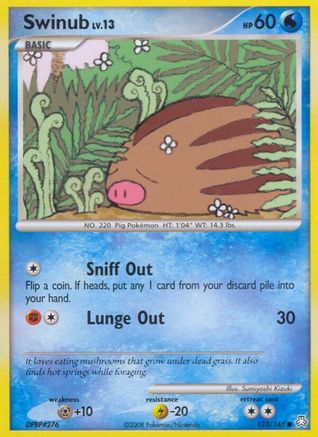 Swinub (123/146) [Legends Awakened] Reverse Holofoil - Common