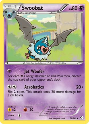 Swoobat (71/149) [Boundaries Crossed] - Rare