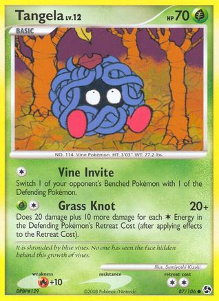 Tangela (87/106) [Great Encounters] Reverse Holofoil - Common