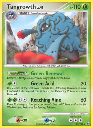 Tangrowth (29/100) [Stormfront] Reverse Holofoil - Rare