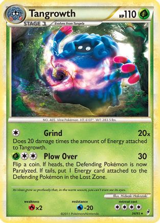 Tangrowth (34/95) [Call of Legends] Reverse Holofoil - Rare