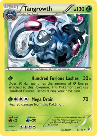 Tangrowth (6/149) [Boundaries Crossed] Holofoil - Holo Rare
