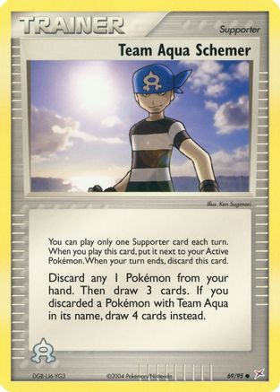 Team Aqua Schemer (069/95) [Team Magma vs Team Aqua] Reverse Holofoil - Common