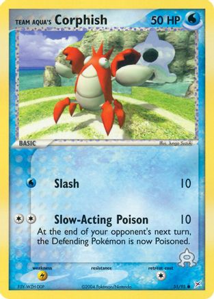 Team Aqua's Corphish (51/95) [Team Magma vs Team Aqua] - Common