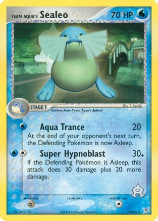 Team Aqua's Sealeo (16/95) [Team Magma vs Team Aqua] - Rare