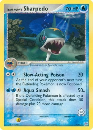 Team Aqua's Sharpedo (18/95) [Team Magma vs Team Aqua] Reverse Holofoil - Rare