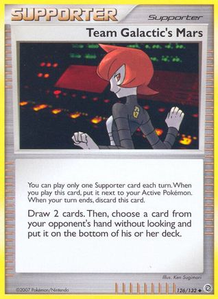 Team Galactic's Mars (126/132) [Secret Wonders] - Uncommon
