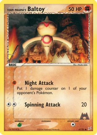 Team Magma's Baltoy (61/95) [Team Magma vs Team Aqua] - Common