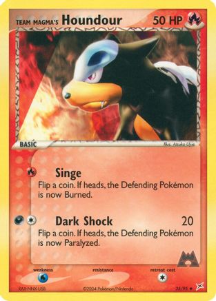 Team Magma's Houndour (35/95) [Team Magma vs Team Aqua] Reverse Holofoil - Uncommon