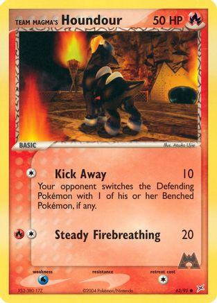 Team Magma's Houndour (63/95) [Team Magma vs Team Aqua] Reverse Holofoil - Common