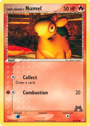 Team Magma's Numel (64/95) [Team Magma vs Team Aqua] Reverse Holofoil - Common