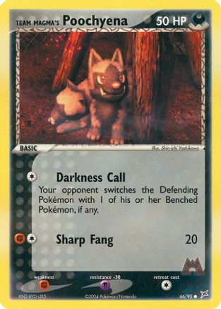 Team Magma's Poochyena (66/95) [Team Magma vs Team Aqua] Reverse Holofoil - Common