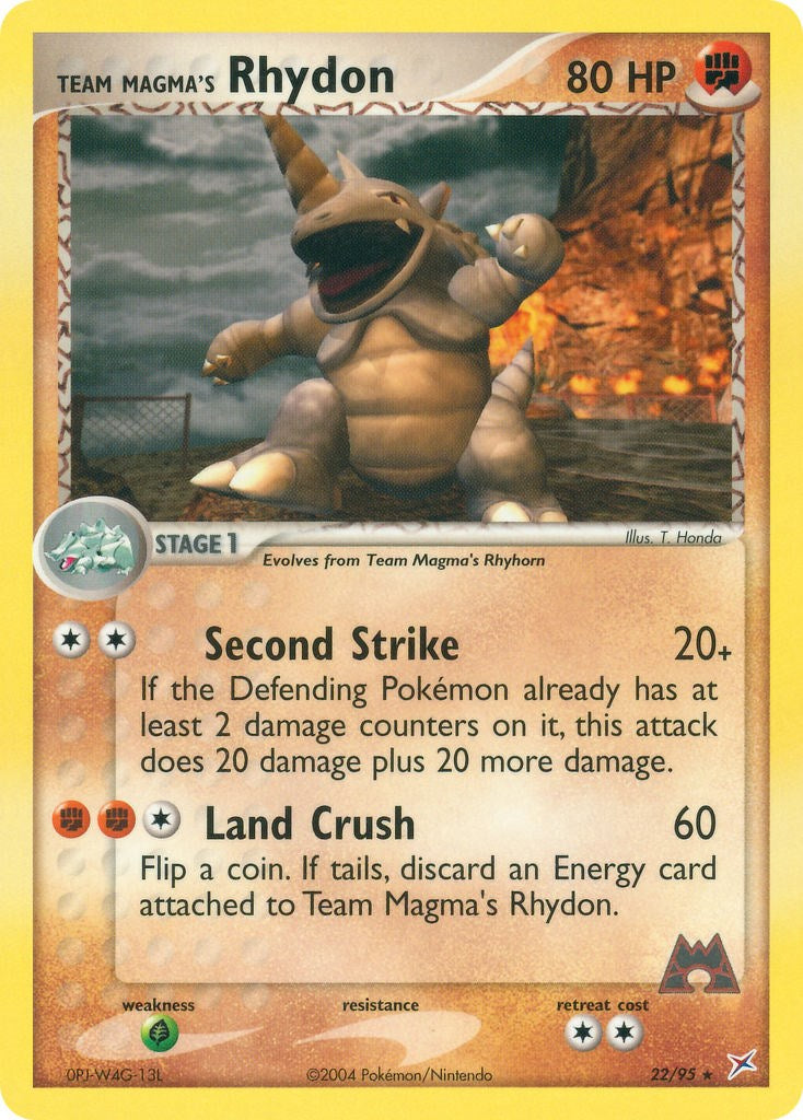 Team Magma's Rhydon - 22/95