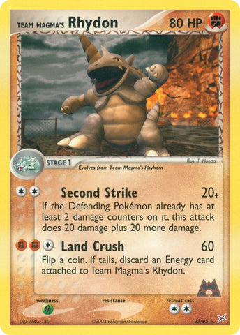 Team Magma's Rhydon - 22/95