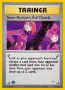 Team Rocket's Evil Deeds (103/105) [Neo Destiny] 1st Edition - Uncommon