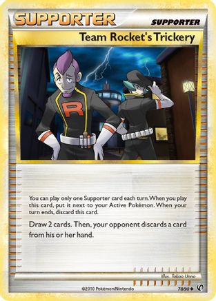 Team Rocket's Trickery (078/90) [Undaunted] Reverse Holofoil - Uncommon