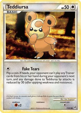 Teddiursa (073/95) [Call of Legends] - Common